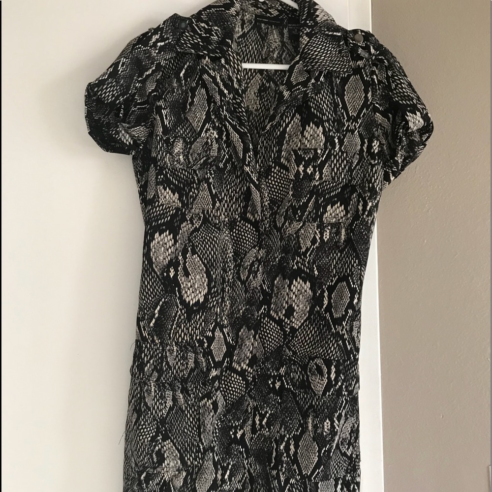 Snake skin dress